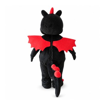 Lightweight Black Dragon Mascot Costume