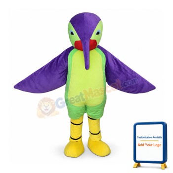 Colorful Roadrunner Mascot Costume
