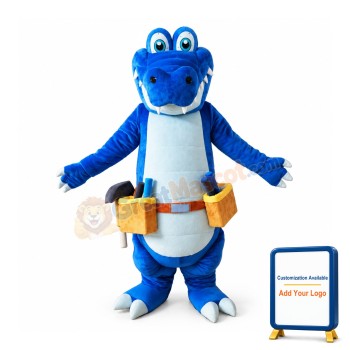 Worker Crocodile Mascot Costume