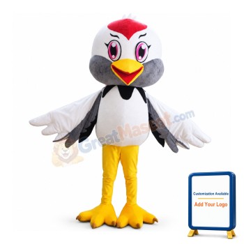 Crane Mascot Costume