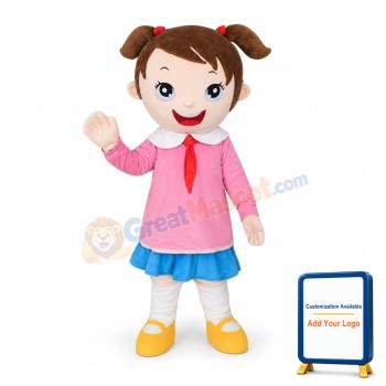 School Girl Mascot Costume