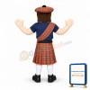 Happy Lightweight Highlander Mascot Costume