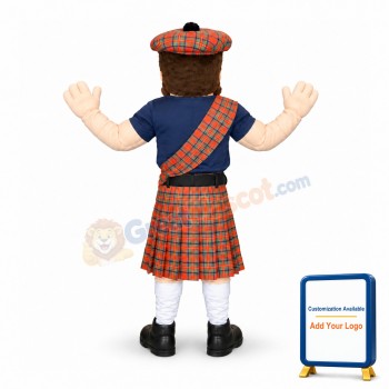 Happy Lightweight Highlander Mascot Costume