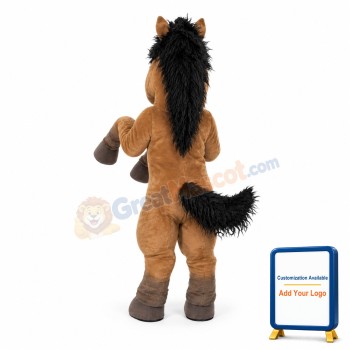 Brown Horse Mascot Costume