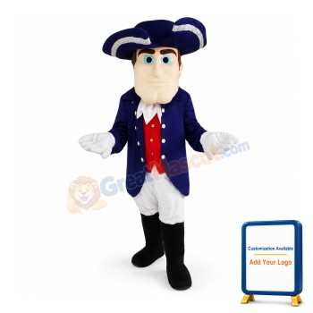 The Friendly Patriot Mascot Costume