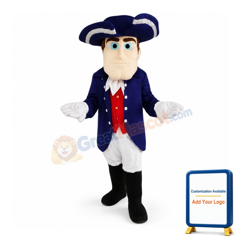 The Friendly Patriot Mascot Costume