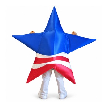 American Patriot Star Mascot Costume