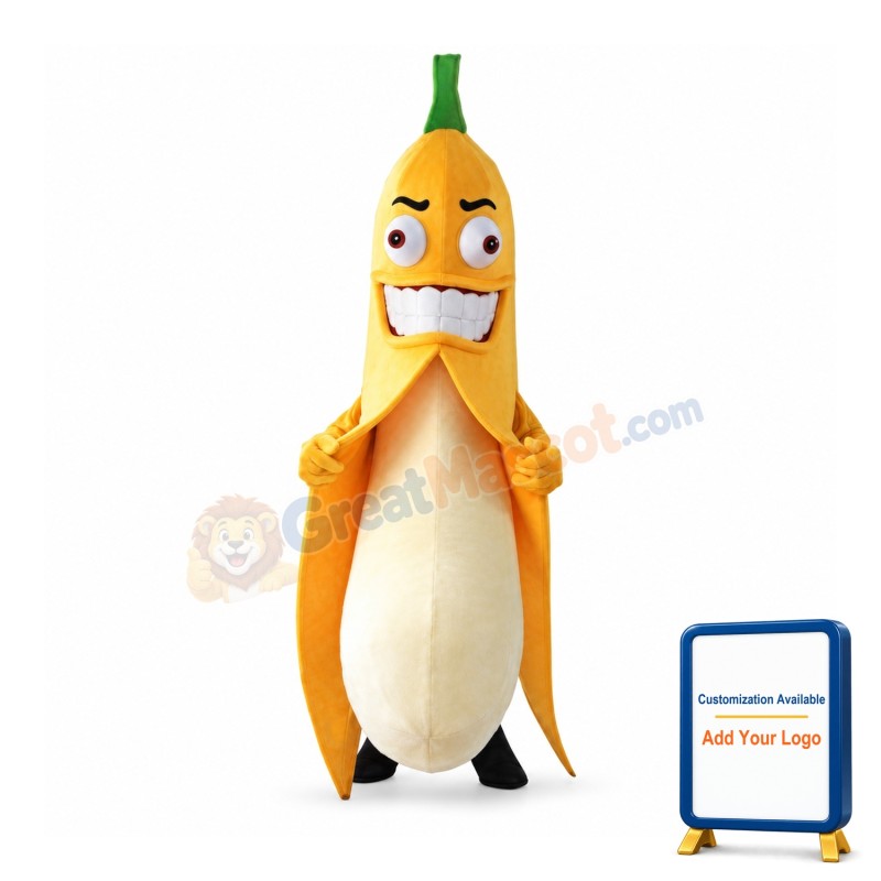 Happy Banana Mascot Costume