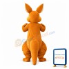 Happy Lightweight Kangaroo Mascot Costume