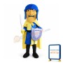 Blue Solider Mascot Costume