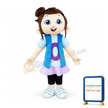 Cute Girl Mascot Costume