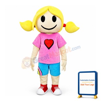 Surfer Girl Mascot Costume