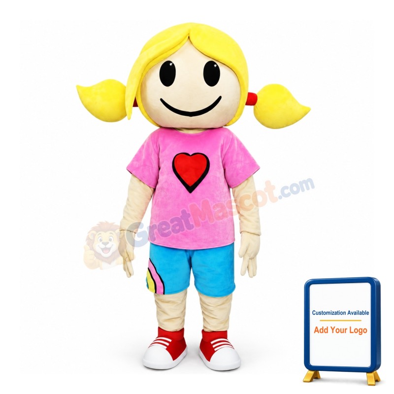 Surfer Girl Mascot Costume