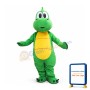 Cute Green Lightweight Dinosaur Mascot Costume