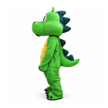 Cute Green Lightweight Dinosaur Mascot Costume