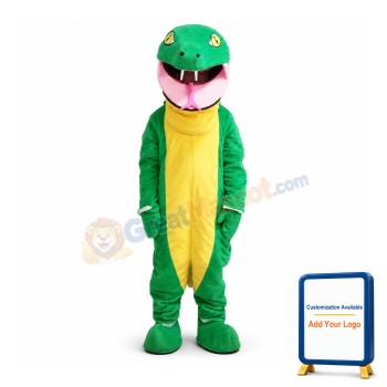 Cheap Green Snake Mascot Costume
