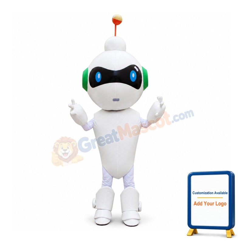 Cute Lightweight Robot Mascot Costume