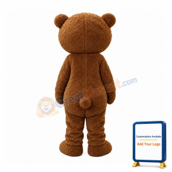 Plush Fur Teddy Bear Mascot Costume