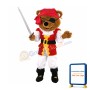 Pirates Brown Bear Mascot Costume