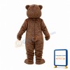 Plush Material Brown Bear Mascot Costume