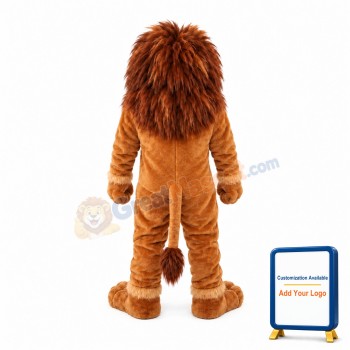 Friendly Lion Mascot Costume Power Lion Costume for Adult