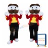 Long Brown Beard Boy Mascot Costume