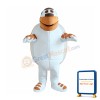 Brown-White Sea Turtle Mascot Costume Suit for Adult