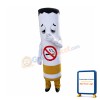 No Smoking Advertising Lung Health Cigarette Mascot Costumes