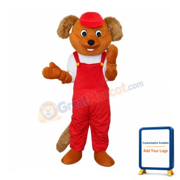 Bear Beaver Rat Mascot Adult Costume