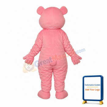 Red Heart Bear Mascot Adult Costume