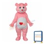 Red Heart Bear Mascot Adult Costume
