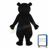 Black Blue Bear Mascot Adult Costume
