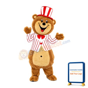 Happy Bear Costume Mascot