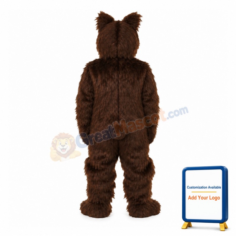 Grizzly Bear Mascot Costume Best066