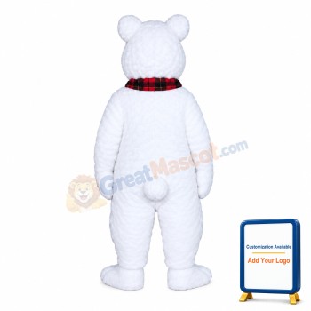 Snow Bear Mascot Costume