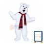 Snow Bear Mascot Costume