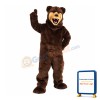 Grizzly Bear Mascot Costume Best070