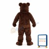 Grizzly Bear Mascot Costume Best070