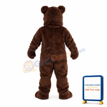 Grizzly Bear Mascot Costume Best070