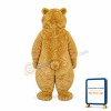 Boris Bear Curly Mascot Costume