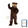 Grizzly Bear Flexible Mascot Costume