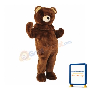 Brown Bear Mascot Costume