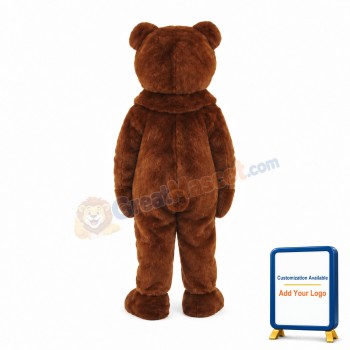 Brown Bear Mascot Costume