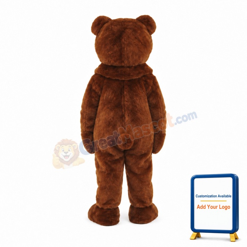 Brown Bear Mascot Costume
