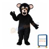Black Dog Bear Mascot Adult Costume