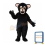 Black Dog Bear Mascot Adult Costume