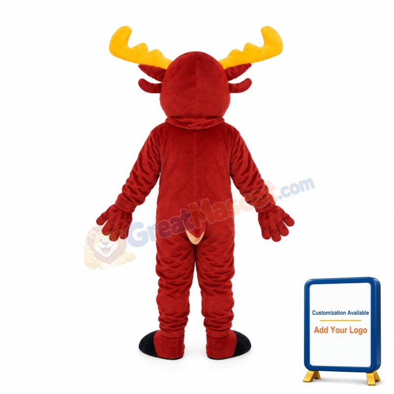 Christmas Reindeer Adult Mascot Costume