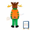 Christmas Deer Adult Mascot Costume
