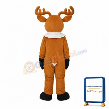 Golden Sika Deer Mascot Adult Costume