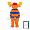 Striped Deer Mascot Adult Costume